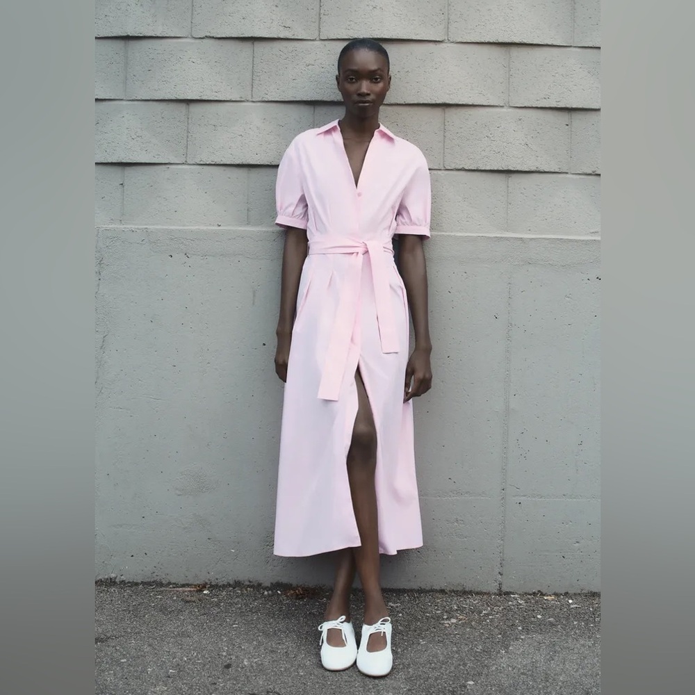 ZARA POPLIN SHIRTDRESS